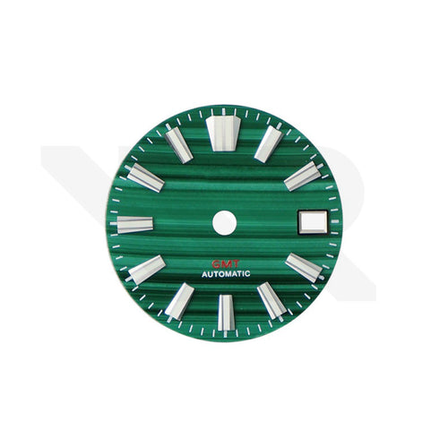 Malachite Green GMT Dial for Seiko NH34 Mod