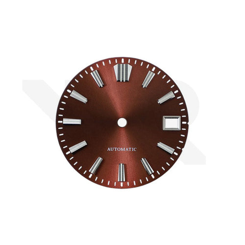 Copper Brown Sunburst GS Dial for Seiko Mod: GS Indices