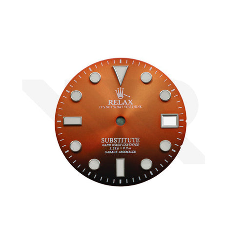 Relax Dial for Seiko Mod: Orange to Black