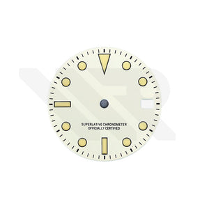 Retro Cream COSC Dial for Seiko Mod: Cream Date