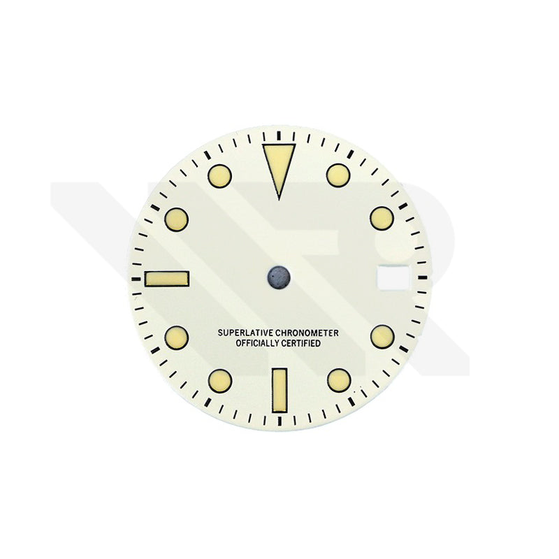 Retro Cream COSC Dial for Seiko Mod: Cream Date