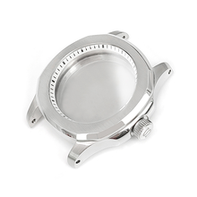 Load image into Gallery viewer, Nautilus Brushed Case Set for Seiko Mod: Silver