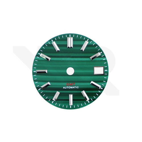 Malachite Green GMT Dial for Seiko NH34 Mod