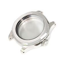 Load image into Gallery viewer, Nautilus Brushed Case Set for Seiko Mod: Silver