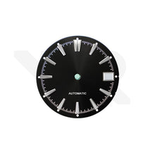 Load image into Gallery viewer, Gentleman Style Sunburst Dial for Seiko Mod: Black