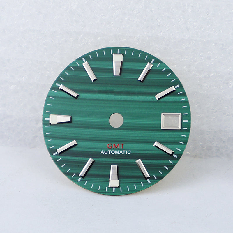 Malachite Green GMT Dial for Seiko NH34 Mod