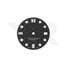 Load image into Gallery viewer, Seigaiha Wave Dial for Seiko Mod - Black/Green