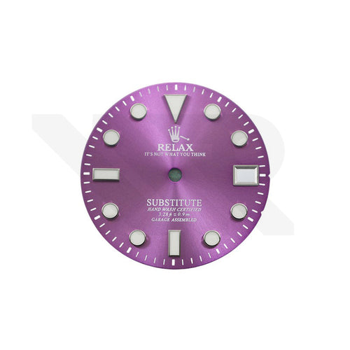 Relax Dial for Seiko Mod: Sunburst Purple