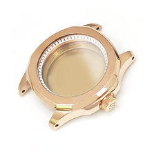 Load image into Gallery viewer, Nautilus Brushed Case Set for Seiko Mod: Rose Gold