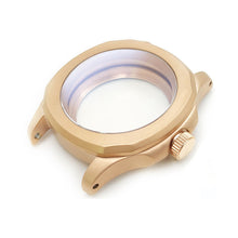 Load image into Gallery viewer, Nautilus Sandblasted Case Set for Seiko Mod: Rose Gold