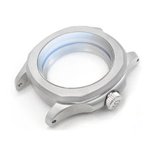Load image into Gallery viewer, Nautilus Sandblasted Case Set for Seiko Mod: Silver - WR Watches