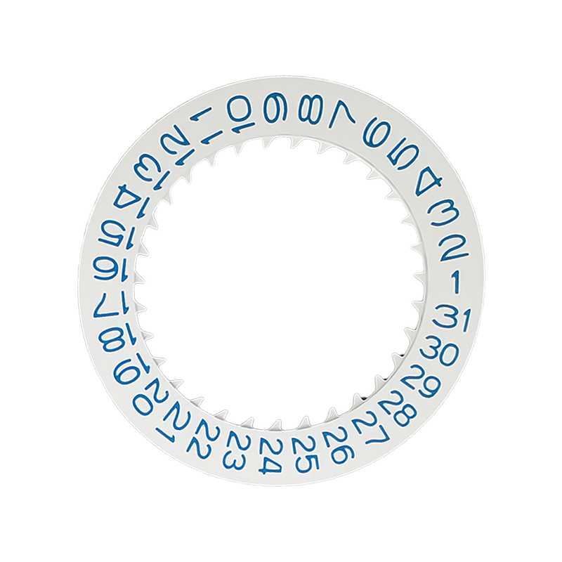 NH35 Date Disc - White-Blue