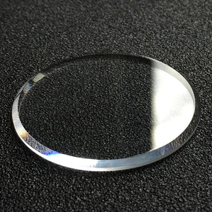 31mm Flat Mineral Wide Chamfer Crystal (No AR Coating)