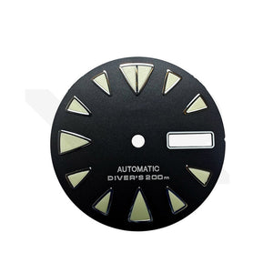 Monster Matte Black Diver Dial for Seiko Mod