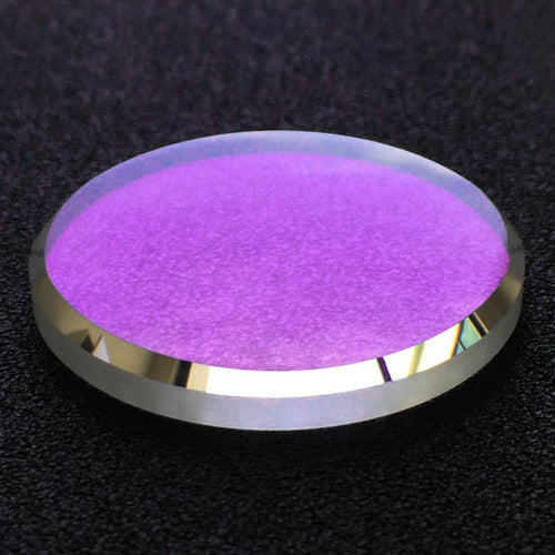 SKX013 / SKX015 Single Domed Chamfered Mineral Crystal (Red AR Coating)