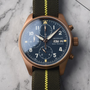 Hruodland Bronze Pilot Chronograph