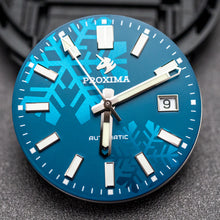 Load image into Gallery viewer, Proxima Black 65 Snowflakes Dial