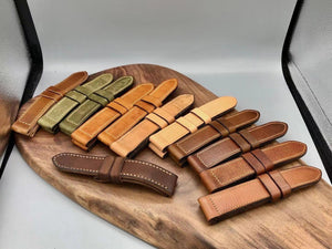 Vegetable Tanned Leather Strap