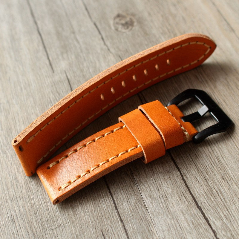 Single-Piece Veg Leather Strap - WR Watches PLT