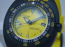 Load image into Gallery viewer, Shirryu Thorn PVD Black 300T Diver Homage