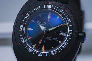 Shirryu Thorn PVD Black 300T Diver Homage