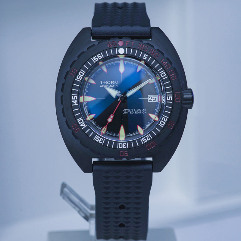 Thorn PVD Black 300T Diver Homage