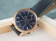Load image into Gallery viewer, Hruodland Rose Gold Classic Fly-Back Chronograph