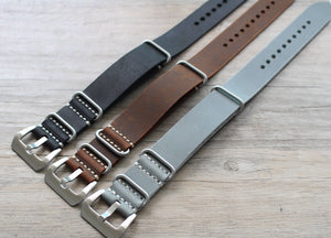 Crazy Horse Leather Nato Strap - WR Watches PLT