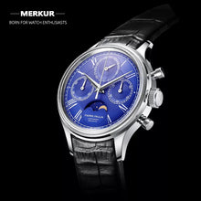 Load image into Gallery viewer, Merkur PP Moon Phase Calendar Chronograph