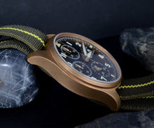 Load image into Gallery viewer, Hruodland Bronze Pilot Chronograph - WR Watches PLT