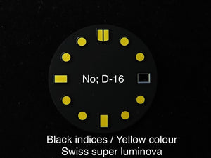 Black Meteorite Dial for Seiko Mod