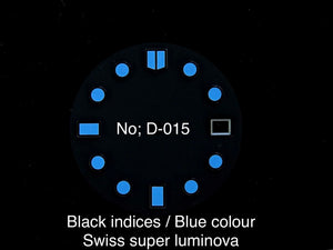 Blue Meteorite Dial for Seiko Mod