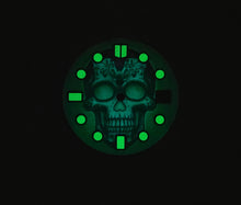 Load image into Gallery viewer, Full Luminous Indie Skull Dial for Seiko Mod