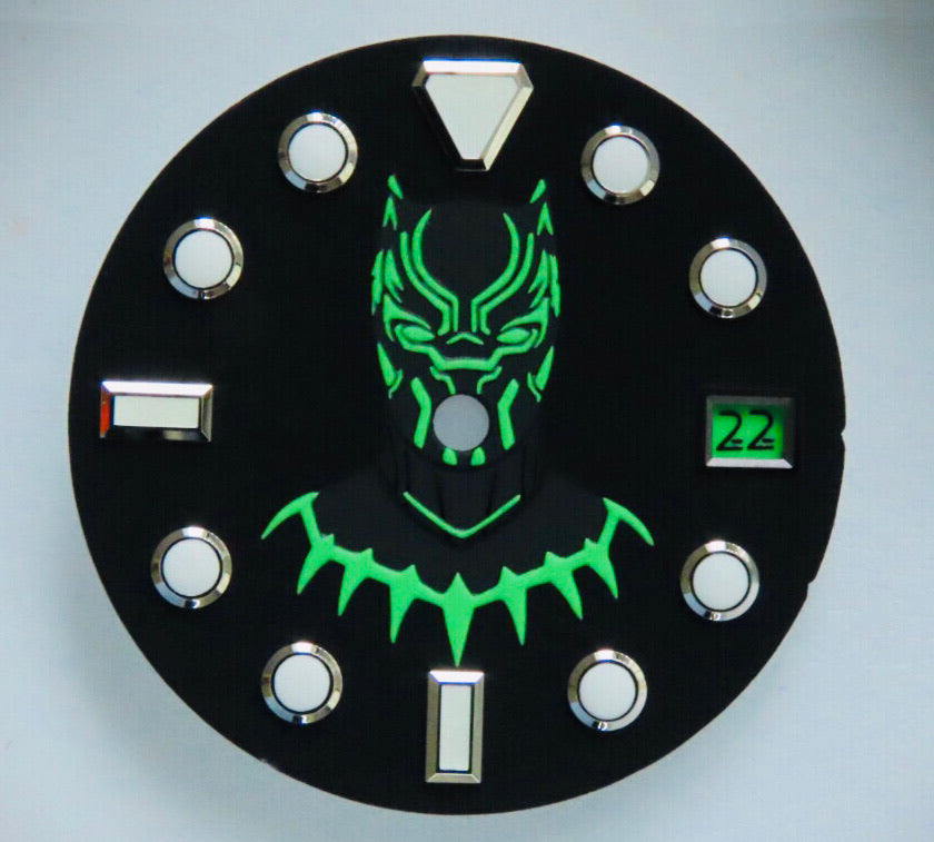 Black Panther Dial Sets for Seiko Mod (Commemorate limited edition)