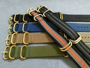 Yellow Bronze Hardware Watch Strap WR Watches