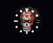 Load image into Gallery viewer, Enamel Skull Dial for Seiko Mod