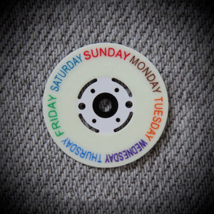 Matte Black Synthetic Gemstone Day-date Dial for Seiko Mod