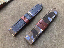 Load image into Gallery viewer, Camo Fabric Leather Strap