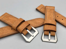 Load image into Gallery viewer, Vintage Panerai Leather Strap with Sewn In Buckle