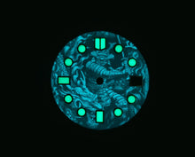 Load image into Gallery viewer, Samurai &amp; Dragon Dial for Seiko Mod