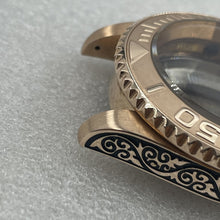 Load image into Gallery viewer, Bronze YM Engraved Case Set for Seiko Mod