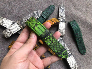 Python Leather Strap