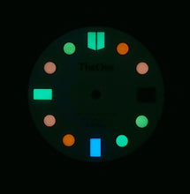 Load image into Gallery viewer, Multi Color Indices Matte White Dial for Seiko Mod