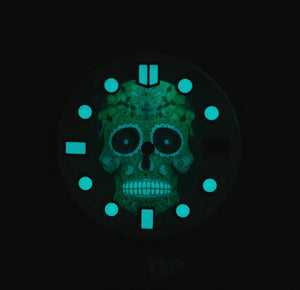 Full Luminous Indie Skull Dial for Seiko Mod