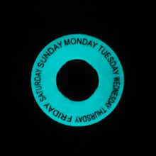 Load image into Gallery viewer, Matte Black Synthetic Gemstone Day-date Dial for Seiko Mod
